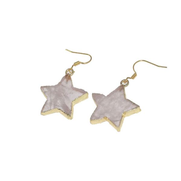 dangle & chandelier natural rose crystal quartz drop earrings 2021 star shape pink gold bezel gem stone charms women, Silver
dangle & chandelier natural rose crystal quartz drop earrings 2021 star shape pink gold bezel gem stone charms women, Silver