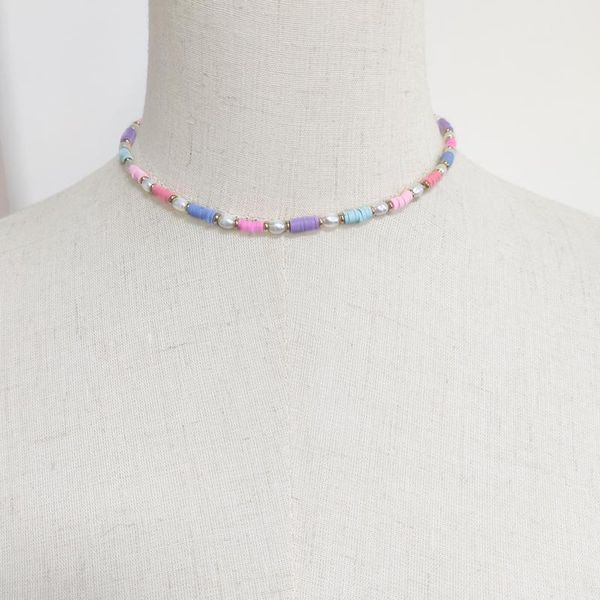 pendant necklaces handmade jewelry natural freshwater pearl colored soft pottery fashion sweet boutique necklace for woman choker, Silver
pendant necklaces handmade jewelry natural freshwater pearl colored soft pottery fashion sweet boutique necklace for woman choker, Silver