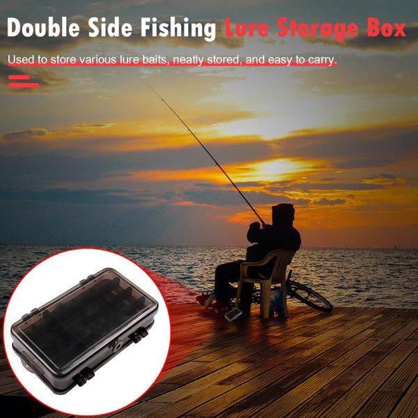 portable fishing lure box double side durable bait hook organizer for artificial tackle tool equipment accessories
portable fishing lure box double side durable bait hook organizer for artificial tackle tool equipment accessories