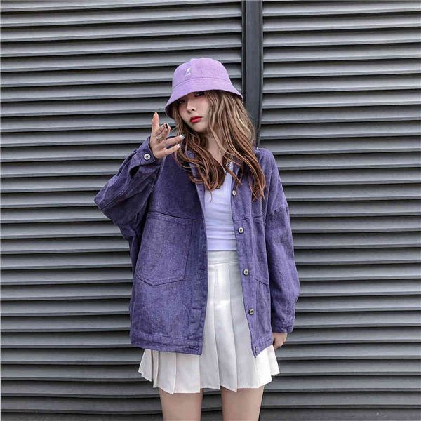 women's jackets bf japanese female jacket solid purple sleeve long stright women's streetwear all-matched fashion tender tides q2t, Black;brown
women's jackets bf japanese female jacket solid purple sleeve long stright women's streetwear all-matched fashion tender tides q2t, Black;brown
