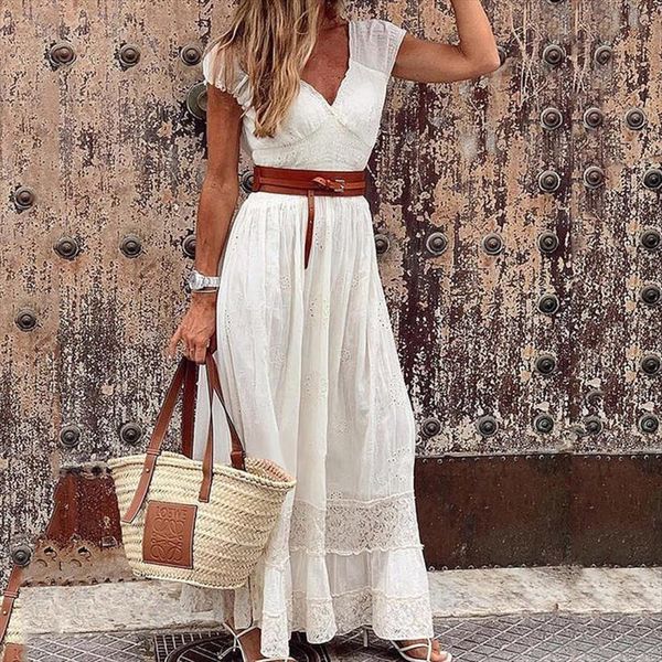 elegant high waist casual women dress solid summer v neck short sleeve streetwear hollow out holiday loose, Black;gray
elegant high waist casual women dress solid summer v neck short sleeve streetwear hollow out holiday loose, Black;gray