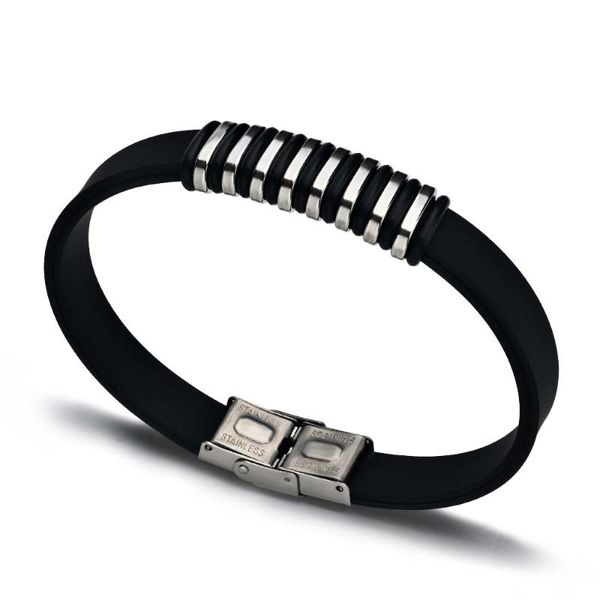 charm bracelets 2021 liujun brand titanium stainless steel men's bracelet fashion silicone jewelry accessories gift for a friend pulser, Golden;silver
charm bracelets 2021 liujun brand titanium stainless steel men's bracelet fashion silicone jewelry accessories gift for a friend pulser, Golden;silver