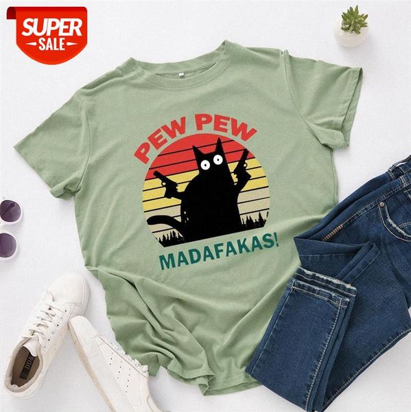 spot cross-border european and american women's high cold cat loose round neck short-sleeved cotton t-shirt women #gz64, White
spot cross-border european and american women's high cold cat loose round neck short-sleeved cotton t-shirt women #gz64, White