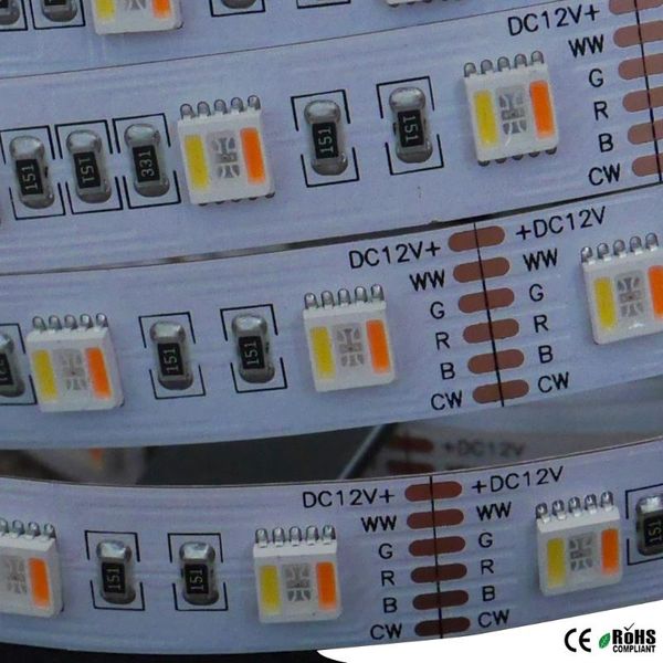 dc12v/24v 5m/lot rgbww 5 color in 1 led chip flexible strip light rgb+cool white&warm white, 60leds/m ip30/ip67 strips
dc12v/24v 5m/lot rgbww 5 color in 1 led chip flexible strip light rgb+cool white&warm white, 60leds/m ip30/ip67 strips