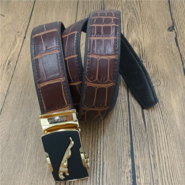 leather men's head automatic buckle crocodile red brown belt strap, Black;brown
leather men's head automatic buckle crocodile red brown belt strap, Black;brown