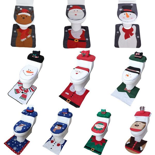 toilet seat covers 3-pieces santa clause pattern cover home christmas overcoat case bathroom decorative products
toilet seat covers 3-pieces santa clause pattern cover home christmas overcoat case bathroom decorative products