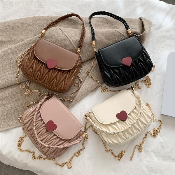 evening bags fashion women shoulder elegant ladies pleated messenger bag large capacity heart-shaped buckle
evening bags fashion women shoulder elegant ladies pleated messenger bag large capacity heart-shaped buckle