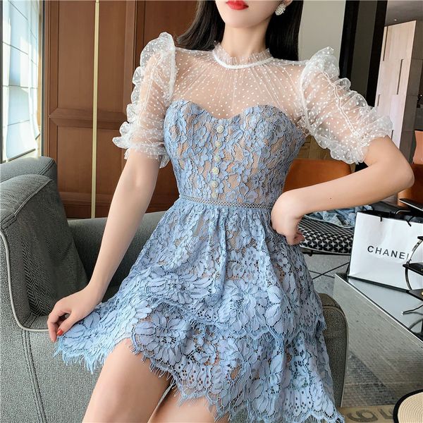 casual dresses women's self portrait mesh chiffon short sleeve a-line mini party lace hollow out temperament 2h0o, Black;gray
casual dresses women's self portrait mesh chiffon short sleeve a-line mini party lace hollow out temperament 2h0o, Black;gray