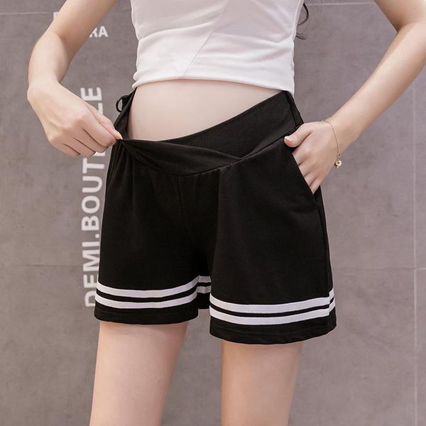 82181# summer fashion black maternity shorts across v low waist belly for pregnant women casual thin pregnancy bottoms, White
82181# summer fashion black maternity shorts across v low waist belly for pregnant women casual thin pregnancy bottoms, White