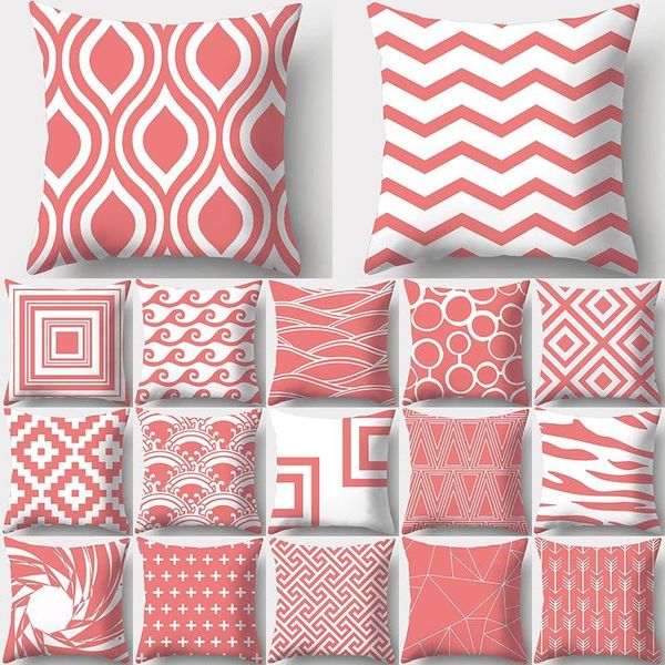 light coral red geometric pattern decorative pillowcase polyester cushion cover throw pillow sofa decoration pillowcover 40926 cushion/decor
light coral red geometric pattern decorative pillowcase polyester cushion cover throw pillow sofa decoration pillowcover 40926 cushion/decor