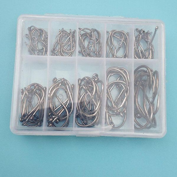 fishing hooks 100pcs/set mixed size #3~12 high carbon steel carp pack with hole retail original box jigging bait
fishing hooks 100pcs/set mixed size #3~12 high carbon steel carp pack with hole retail original box jigging bait