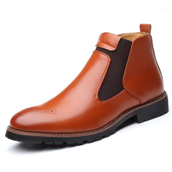 boots mens leather 2021 design casual men's ankle pointed toe style men boot shoes fashion autumn1, Black
boots mens leather 2021 design casual men's ankle pointed toe style men boot shoes fashion autumn1, Black