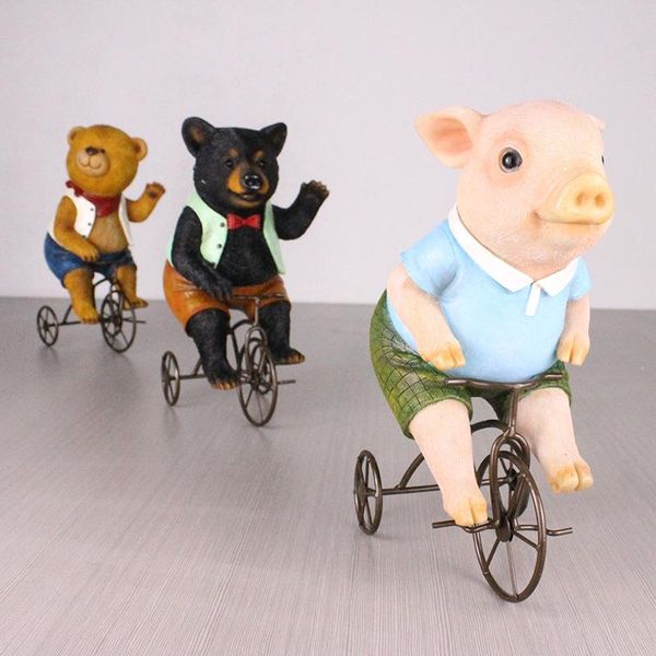 creative resin pig brown bear riding a bicycle figurines home decoration wedding gifts living room bedroom animal figures decor decorative o
creative resin pig brown bear riding a bicycle figurines home decoration wedding gifts living room bedroom animal figures decor decorative o