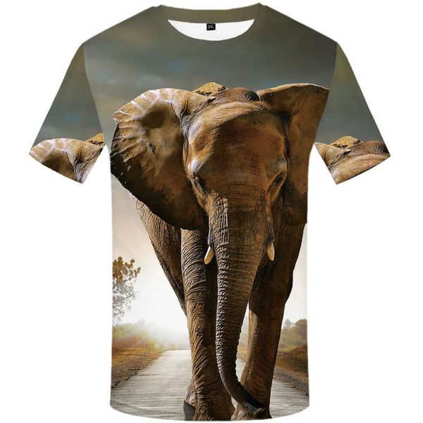 elephant t-shirt men's 3dt short sleeve animal round neck casual digital printing clothing t-shirts, White;black
elephant t-shirt men's 3dt short sleeve animal round neck casual digital printing clothing t-shirts, White;black