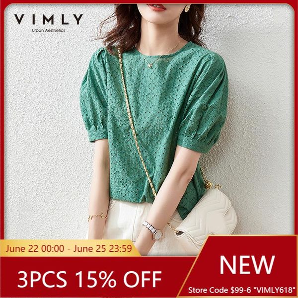 women's blouses & shirts vimly elegant blouse summer round neck puff sleeve chiffon vintage solid loose casual woman f7267, White
women's blouses & shirts vimly elegant blouse summer round neck puff sleeve chiffon vintage solid loose casual woman f7267, White