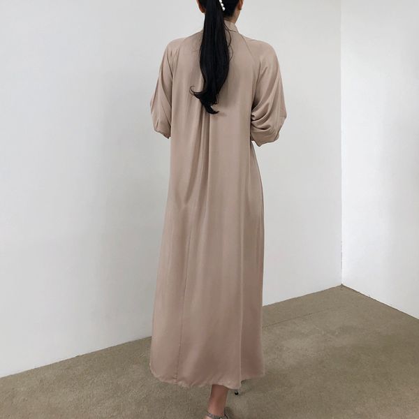 dresses 2021 spring autumn elegant chic lapel shirt women ol office solid long sleeve maxi es femme vestidos, Black;gray
dresses 2021 spring autumn elegant chic lapel shirt women ol office solid long sleeve maxi es femme vestidos, Black;gray