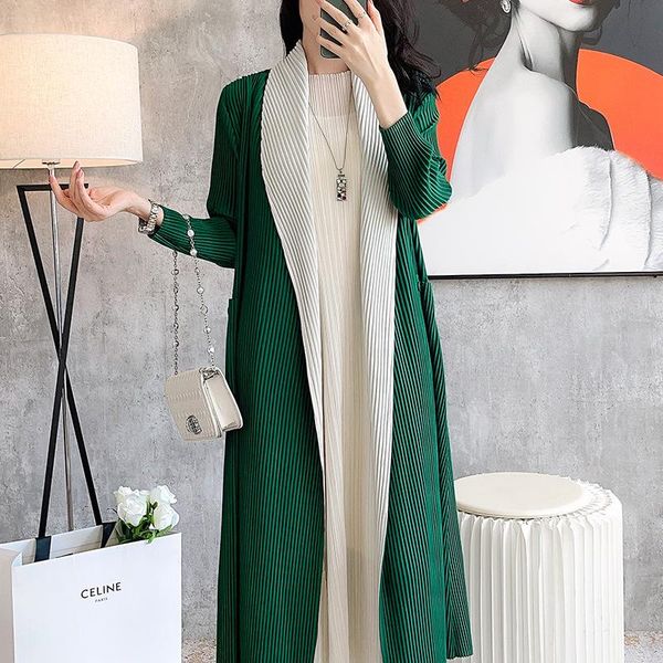 women's trench coats spring/autumn miyak pleated women coat fashion turn-down collar high street open stitch long tide, Tan;black
women's trench coats spring/autumn miyak pleated women coat fashion turn-down collar high street open stitch long tide, Tan;black