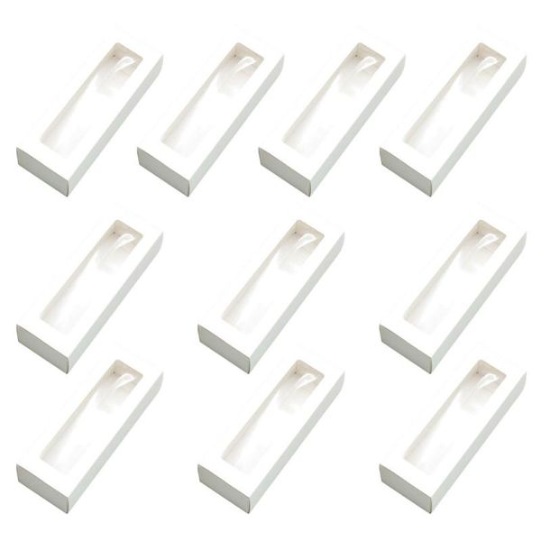 10pcs macaron pvc boxes with clear window paper packaging box cookie containers for home dessert shop (white paper, small) gift wrap
10pcs macaron pvc boxes with clear window paper packaging box cookie containers for home dessert shop (white paper, small) gift wrap