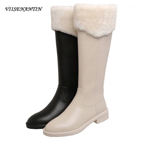 boots plush women flat bottom 2021 winter all-match black genuine leather long platform zipper mid heel round toe shoes1
boots plush women flat bottom 2021 winter all-match black genuine leather long platform zipper mid heel round toe shoes1