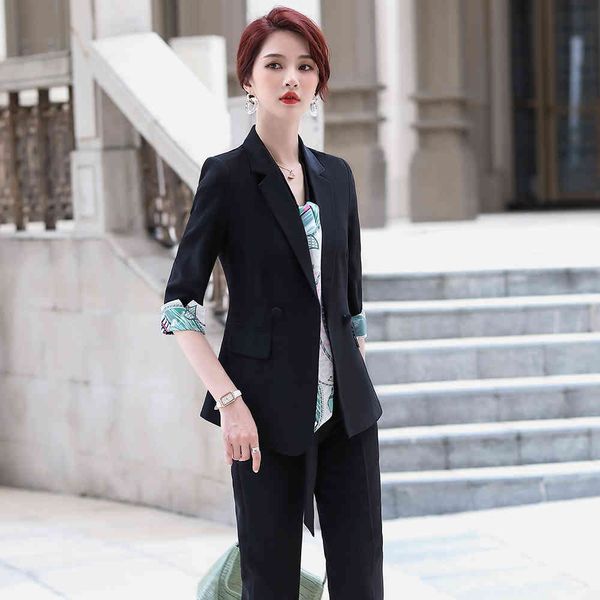 pant half a pink, black blue sleeve ladies suit women for summer uniform spring design two blazer assembly, White
pant half a pink, black blue sleeve ladies suit women for summer uniform spring design two blazer assembly, White