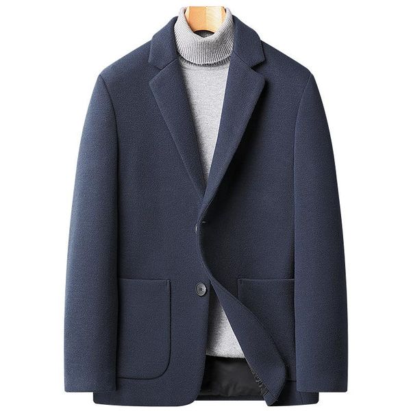 men's suits & blazers 2022 men winter autumn wool blazer jacket slim fit outwear turn-down collar casual woolen coat asian size warm to, White;black
men's suits & blazers 2022 men winter autumn wool blazer jacket slim fit outwear turn-down collar casual woolen coat asian size warm to, White;black