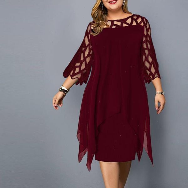womens dress women dresses plus size summer ladies elegant mesh sleeve birthday party wedding club outfits clothing, Black;gray
womens dress women dresses plus size summer ladies elegant mesh sleeve birthday party wedding club outfits clothing, Black;gray