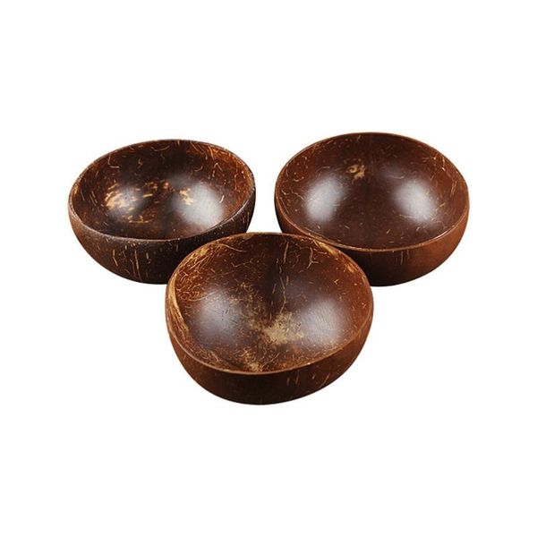 bowls 2pcs natural coconut shell rice container serving bowl for dessert fruits salad
bowls 2pcs natural coconut shell rice container serving bowl for dessert fruits salad