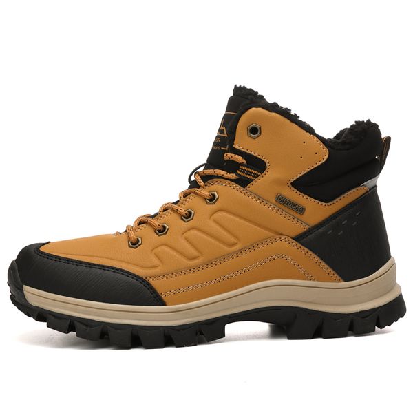 winter keep warm fur snow ankle boots men fashion leather tactical military boots outdoor sneakers work shoes men casual botas, Black
winter keep warm fur snow ankle boots men fashion leather tactical military boots outdoor sneakers work shoes men casual botas, Black