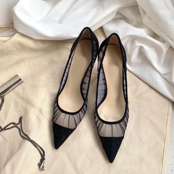 dress shoes 2021 woman pumps party designer women slip-on genuine leather bling pointed toe high heels mesh, Black
dress shoes 2021 woman pumps party designer women slip-on genuine leather bling pointed toe high heels mesh, Black