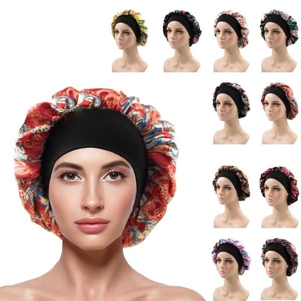muslim style printed wide brimmed hooded hat with african pattern multicolor night cap fashion ladies street turban hat, Blue;gray
muslim style printed wide brimmed hooded hat with african pattern multicolor night cap fashion ladies street turban hat, Blue;gray