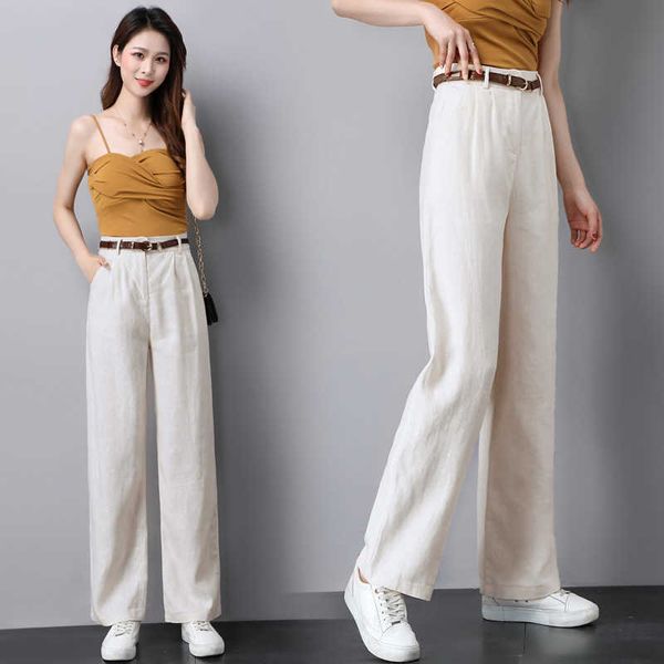 2021 summer cotton and linen versatile wide leg pants thin casual ol professional women's high waist loose, Black;white
2021 summer cotton and linen versatile wide leg pants thin casual ol professional women's high waist loose, Black;white