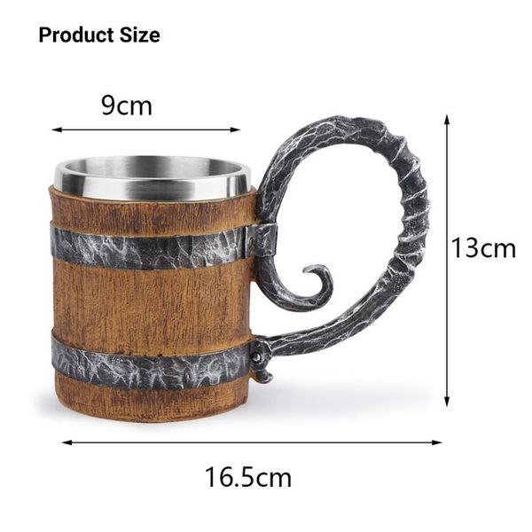 mugs 550ml style wooden wine glass christmas gift simulation barrel double wall drinking insulated metal cup
mugs 550ml style wooden wine glass christmas gift simulation barrel double wall drinking insulated metal cup