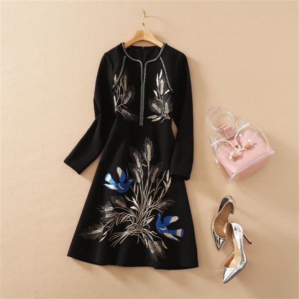 casual dresses quality wz12328 women's high fashion spring dress luxury brand european design party 1fra, Black;gray
casual dresses quality wz12328 women's high fashion spring dress luxury brand european design party 1fra, Black;gray