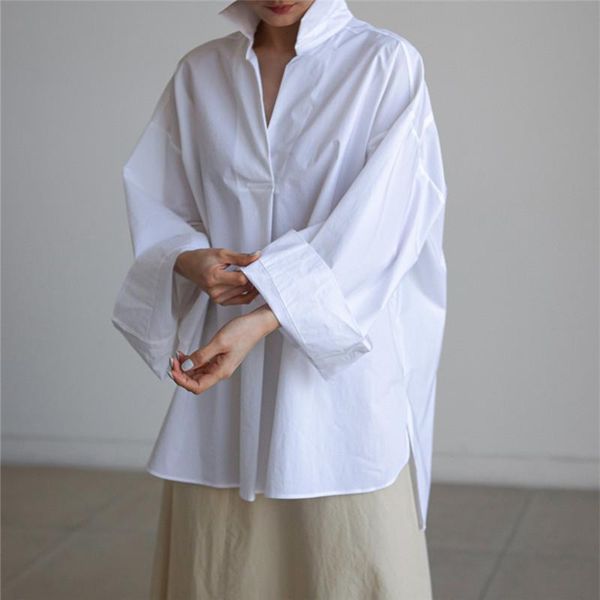 women's blouses & shirts ihobby women chic loose lapel solid color hedging bat sleeve v neck white shirt korean fashion spring autumn v
women's blouses & shirts ihobby women chic loose lapel solid color hedging bat sleeve v neck white shirt korean fashion spring autumn v