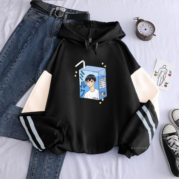men's hoodies & sweatshirts haikyuu tobio kageyama print patchwork japan anime volleyball teenager milks graphics casual pullover, Black
men's hoodies & sweatshirts haikyuu tobio kageyama print patchwork japan anime volleyball teenager milks graphics casual pullover, Black