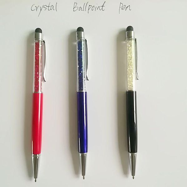 ballpoint pens 3 colors crystal pen fashion creative stylus ball for writing stationery office & school black ink refill, Blue;orange
ballpoint pens 3 colors crystal pen fashion creative stylus ball for writing stationery office & school black ink refill, Blue;orange