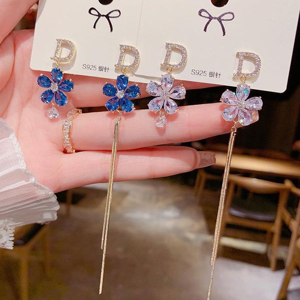 dangle & chandelier elegant sweet yarn drop earrings korean fashion crystal long tassel for women party jewelry, Silver
dangle & chandelier elegant sweet yarn drop earrings korean fashion crystal long tassel for women party jewelry, Silver