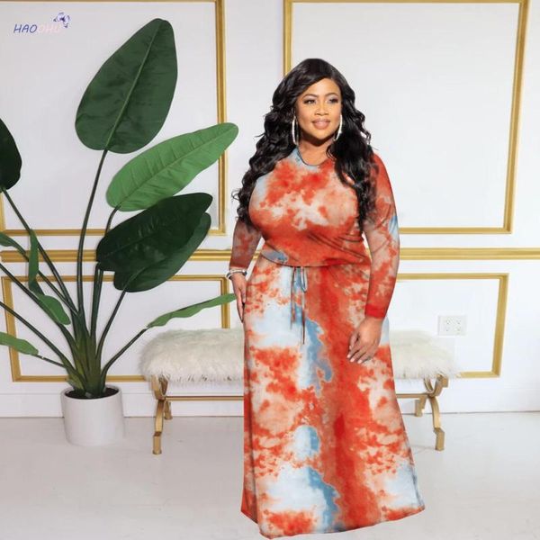 plus size tracksuits women's clothing dresses 2021 fashion tie-dye dress o-neck long sleeve shrink waist urban casual commute, Black
plus size tracksuits women's clothing dresses 2021 fashion tie-dye dress o-neck long sleeve shrink waist urban casual commute, Black