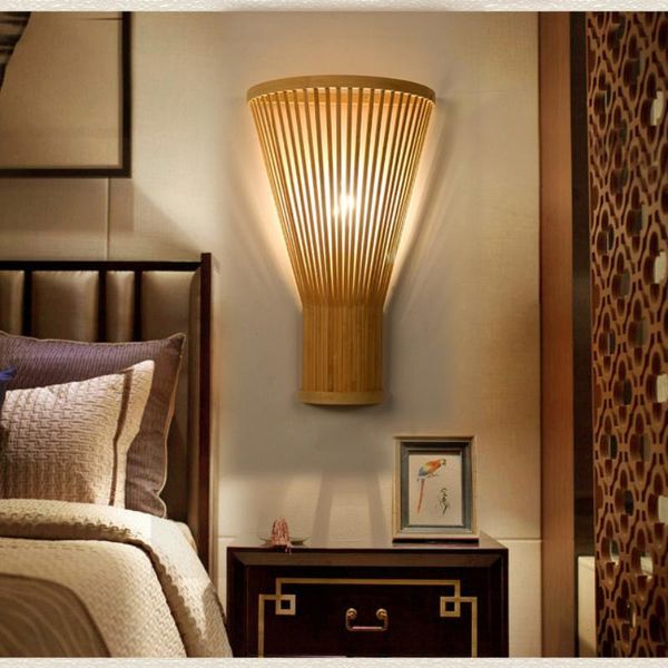 wall lamps chinese style hand-woven bamboo study bedroom led bedside lamp living room corridor lighting modern wood lights
wall lamps chinese style hand-woven bamboo study bedroom led bedside lamp living room corridor lighting modern wood lights