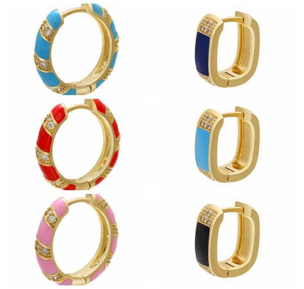 hoop & huggie mc colorful small oil drop earrings for women fancy circle stainless steel &copper korea party street, Golden;silver
hoop & huggie mc colorful small oil drop earrings for women fancy circle stainless steel &copper korea party street, Golden;silver