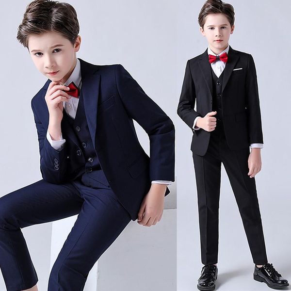 formal children's dress suit flower girl wedding performance costume suit jacket vest pants, Black
formal children's dress suit flower girl wedding performance costume suit jacket vest pants, Black