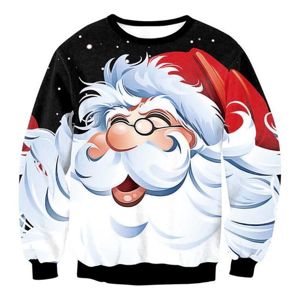 men's sweaters men women bearded santa ugly christmas sweater pullover funny sweatshirt couple holiday party xmas jumpers, White;black
men's sweaters men women bearded santa ugly christmas sweater pullover funny sweatshirt couple holiday party xmas jumpers, White;black