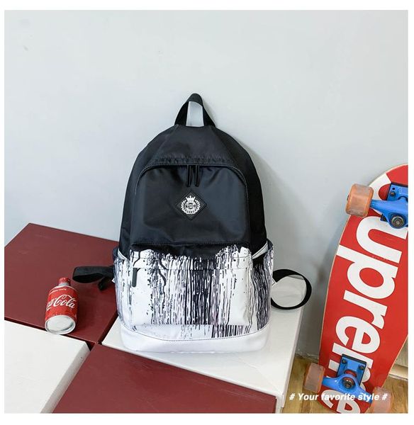 large capacity for leisure high-value schoolbag original niche simple and stylish backpack
large capacity for leisure high-value schoolbag original niche simple and stylish backpack