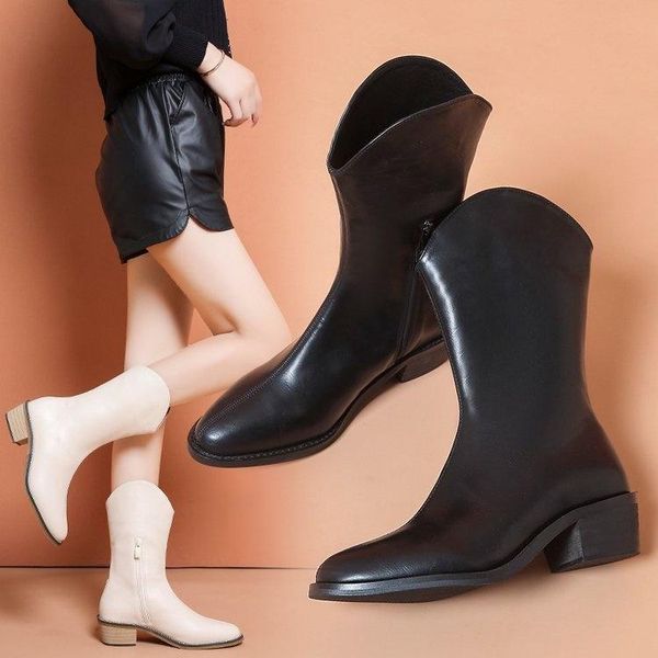 boots western women knee high cowboy fashion pointed toe sewing shoes female heels thick ladies winter white, Black
boots western women knee high cowboy fashion pointed toe sewing shoes female heels thick ladies winter white, Black