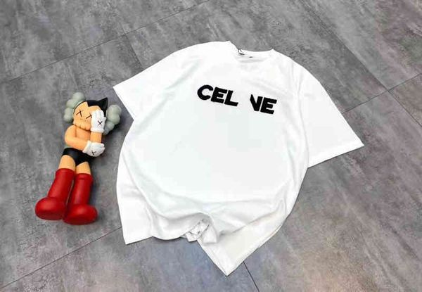 selin's new toothbrush in spring summer of years embroidered long staple cotton men's and women's same round neck short, White
selin's new toothbrush in spring summer of years embroidered long staple cotton men's and women's same round neck short, White