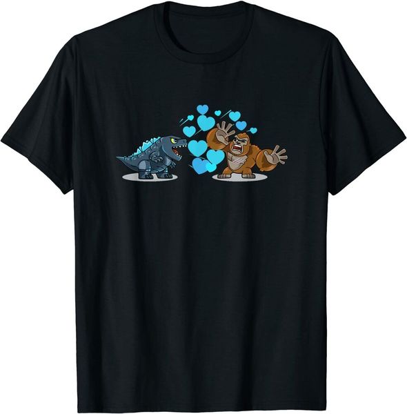 men / kids godzilla vs kong - cute collection - heatray t-shirt size xs-xl, White;black
men / kids godzilla vs kong - cute collection - heatray t-shirt size xs-xl, White;black