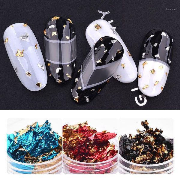 zziell nail decorstions aluminum foils sequins 3d flake sticker colorful irregular holographic mirror decoration art1, Silver;gold
zziell nail decorstions aluminum foils sequins 3d flake sticker colorful irregular holographic mirror decoration art1, Silver;gold