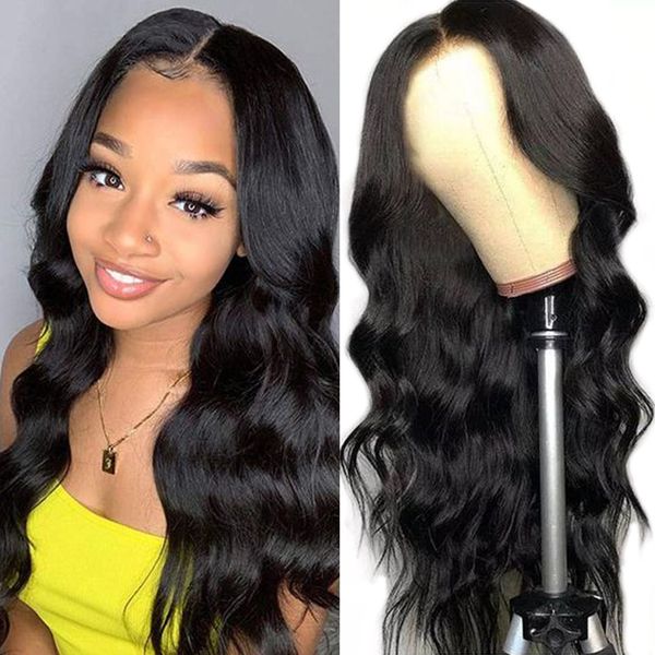 13x4 lace frontal wigs, Black;brown