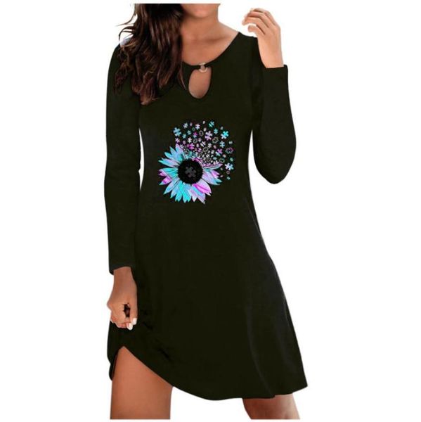 casual dresses cotton big size ladies dress party women's print long-sleeve o-neck chest hollow swing loose, Black;gray
casual dresses cotton big size ladies dress party women's print long-sleeve o-neck chest hollow swing loose, Black;gray