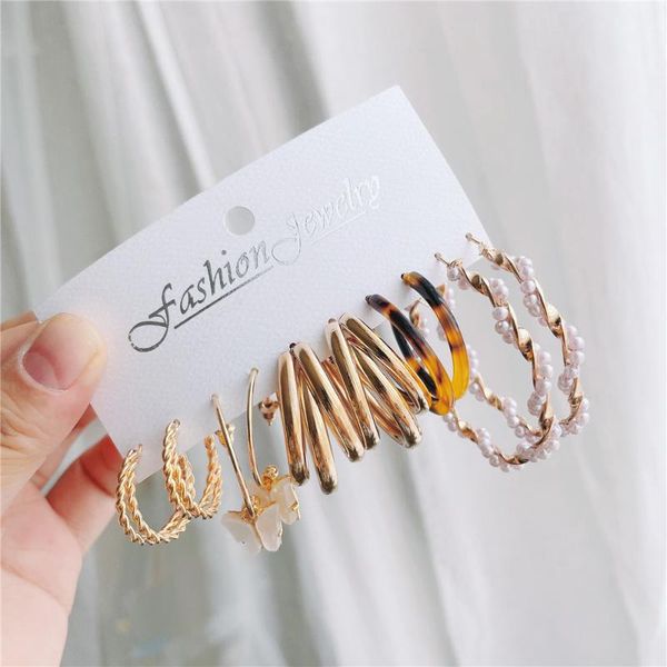 stud conjunto de pendientes aro con perlas geométricas para mujer, aretes mariposa acrÃlica resina metal, joyerÃa2021, Golden;silver
stud conjunto de pendientes aro con perlas geométricas para mujer, aretes mariposa acrÃlica resina metal, joyerÃa2021, Golden;silver